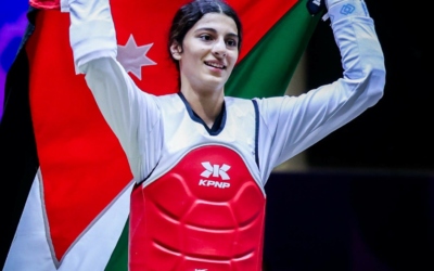 رزان الرواشدة تحرز ميدالية برونزية في بطولة آسيا للتايكواندو