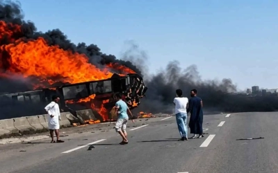 العراق: قتلى وجرحى بحادث تصادم كبير في البصرة
